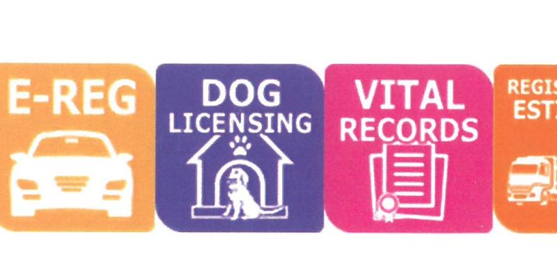 E-Registration Options - Vehicle, Dog Licensing, Vital Statistics and Estimates